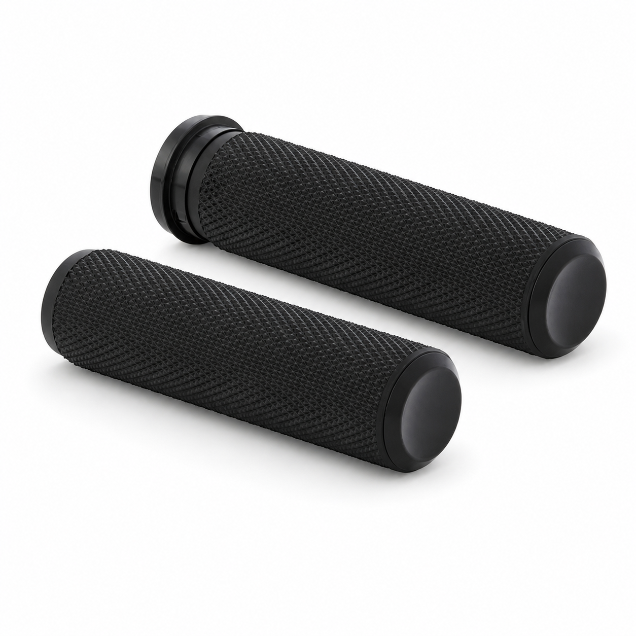 Black end-cap grip pair