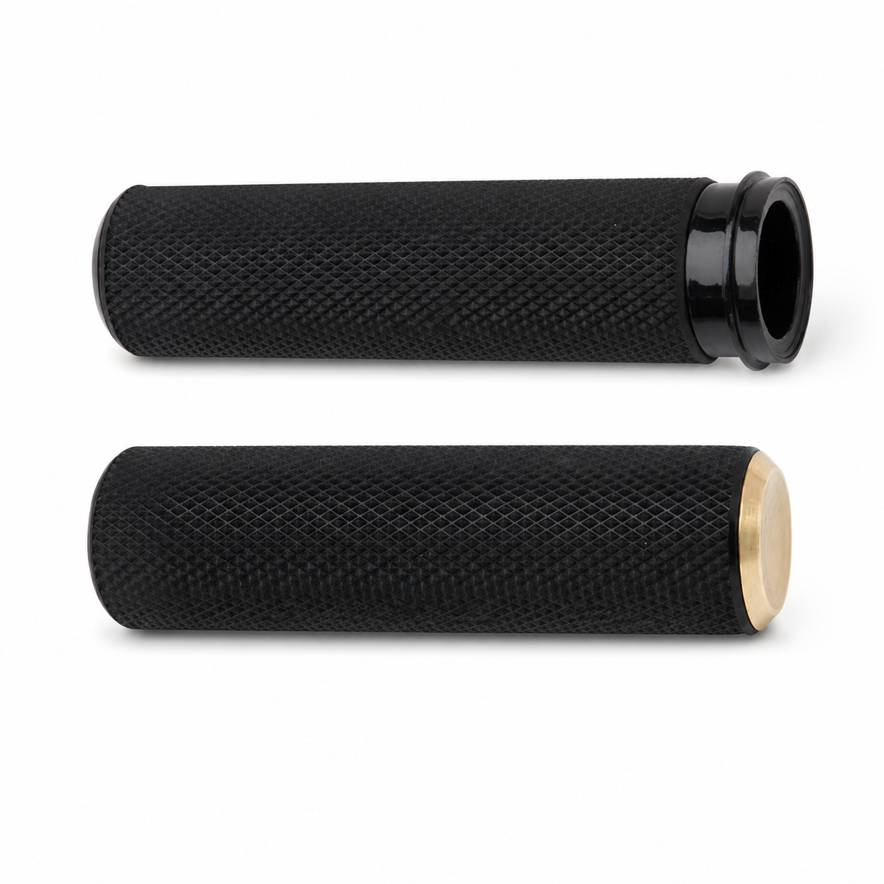 Brass end-cap grip pair