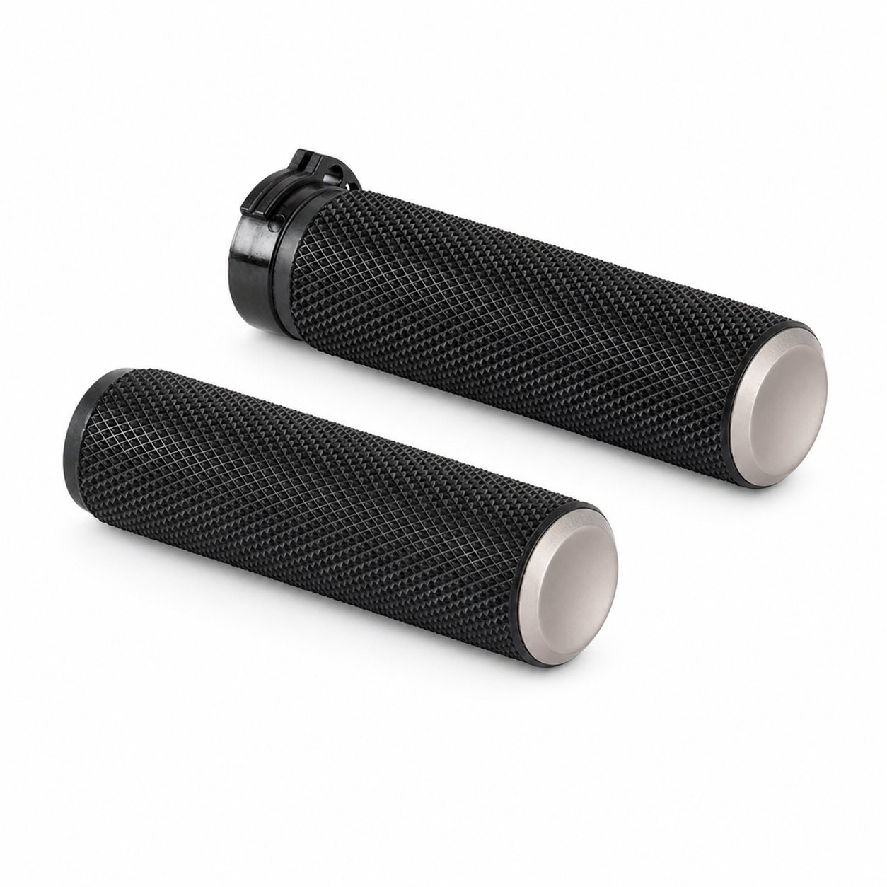Titanium end-cap grip pair