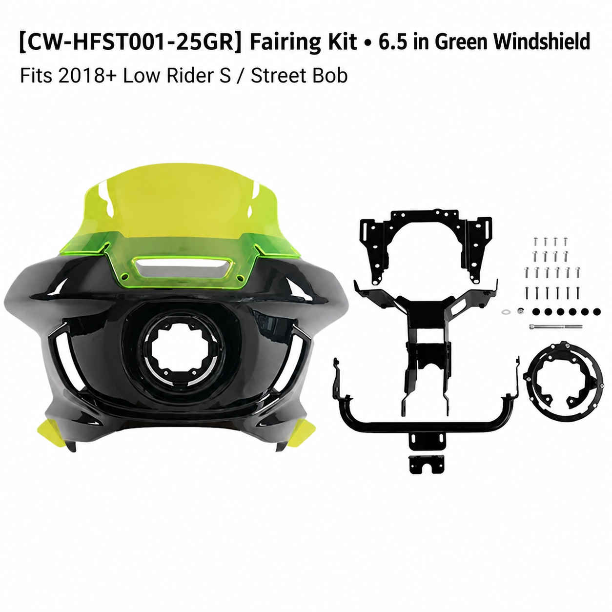 CW-HFST001-25GR • 6.5 in Green Windshield