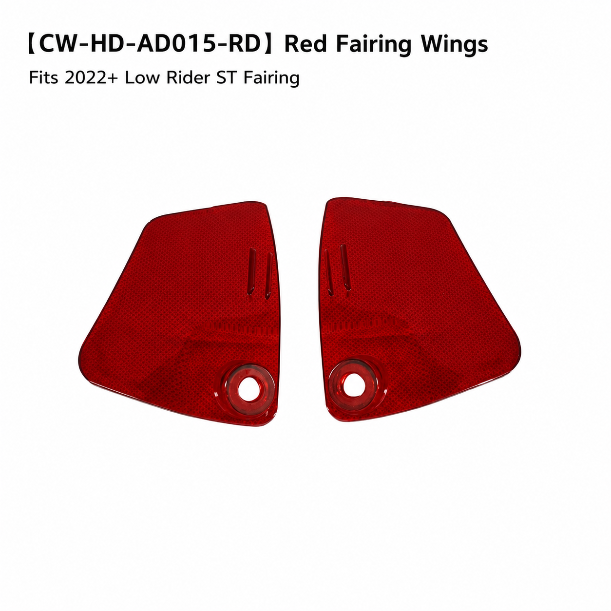 CW-HD-AD015-RD • Red Fairing Wings