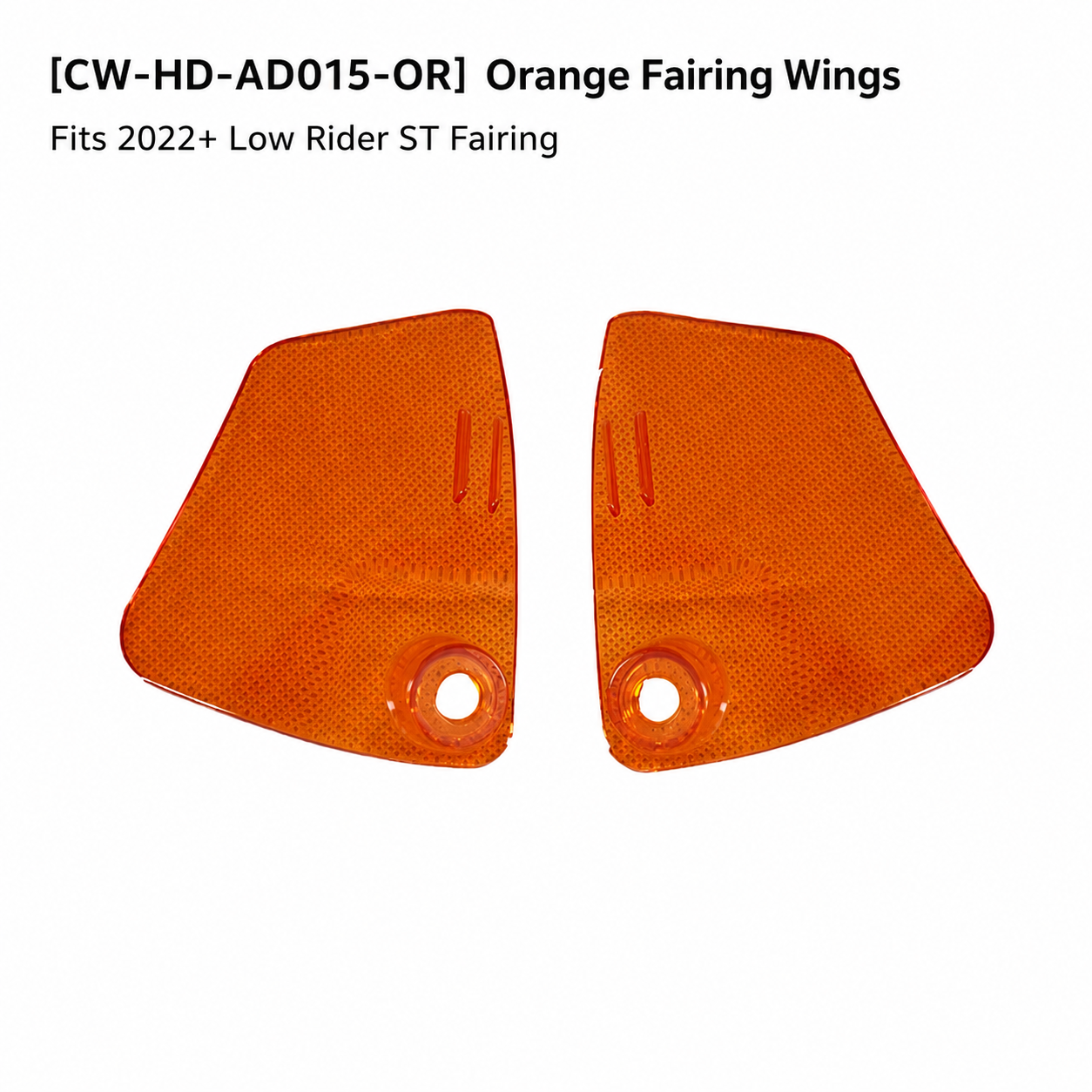 CW-HD-AD015-OR • Orange Fairing Wings