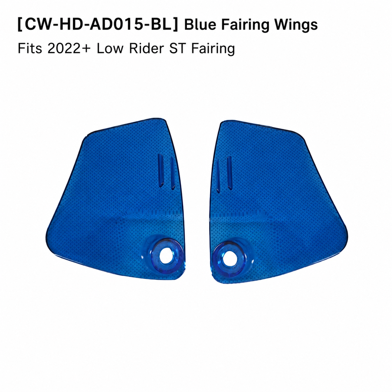 CW-HD-AD015-BL • Blue Fairing Wings