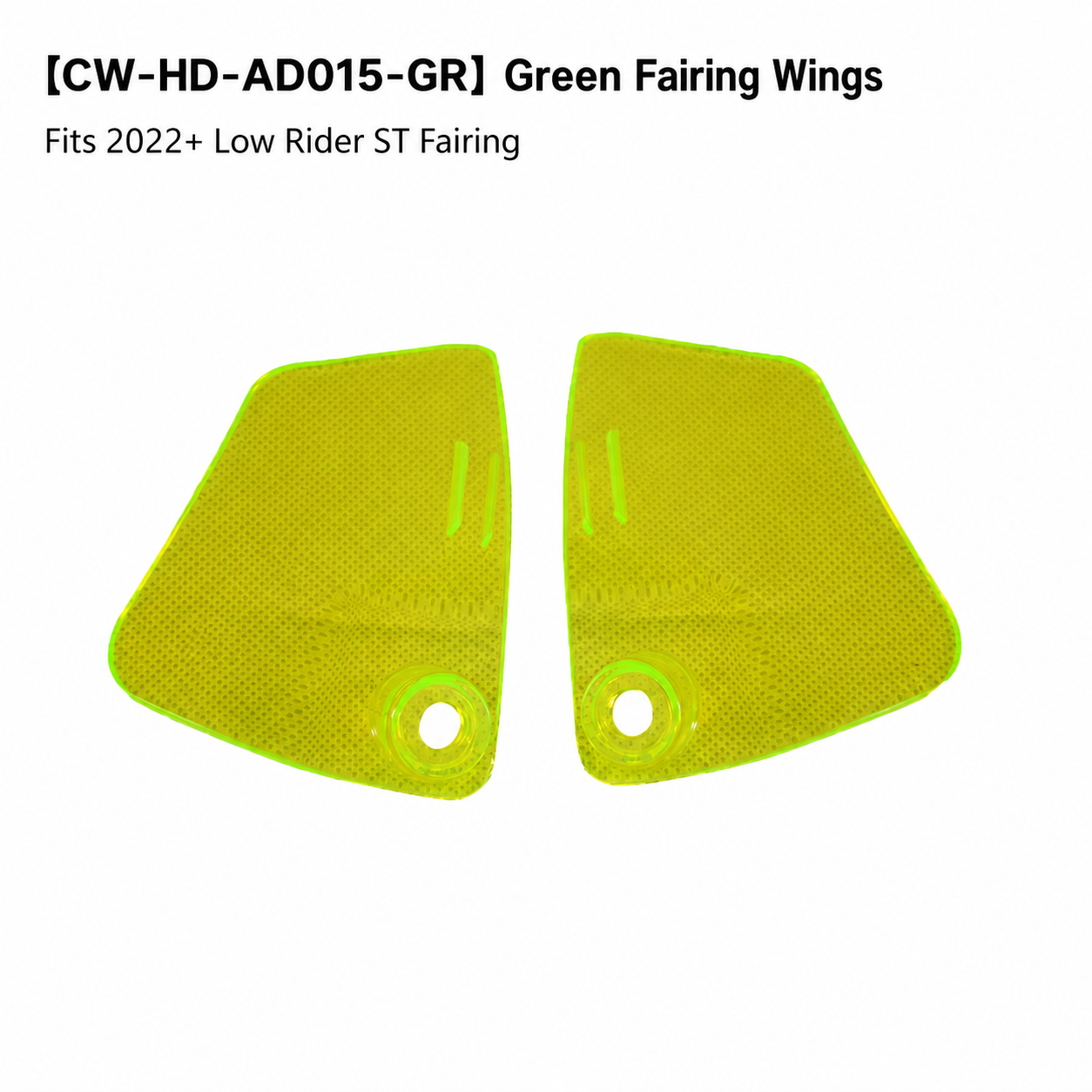 CW-HD-AD015-GR • Green Fairing Wings