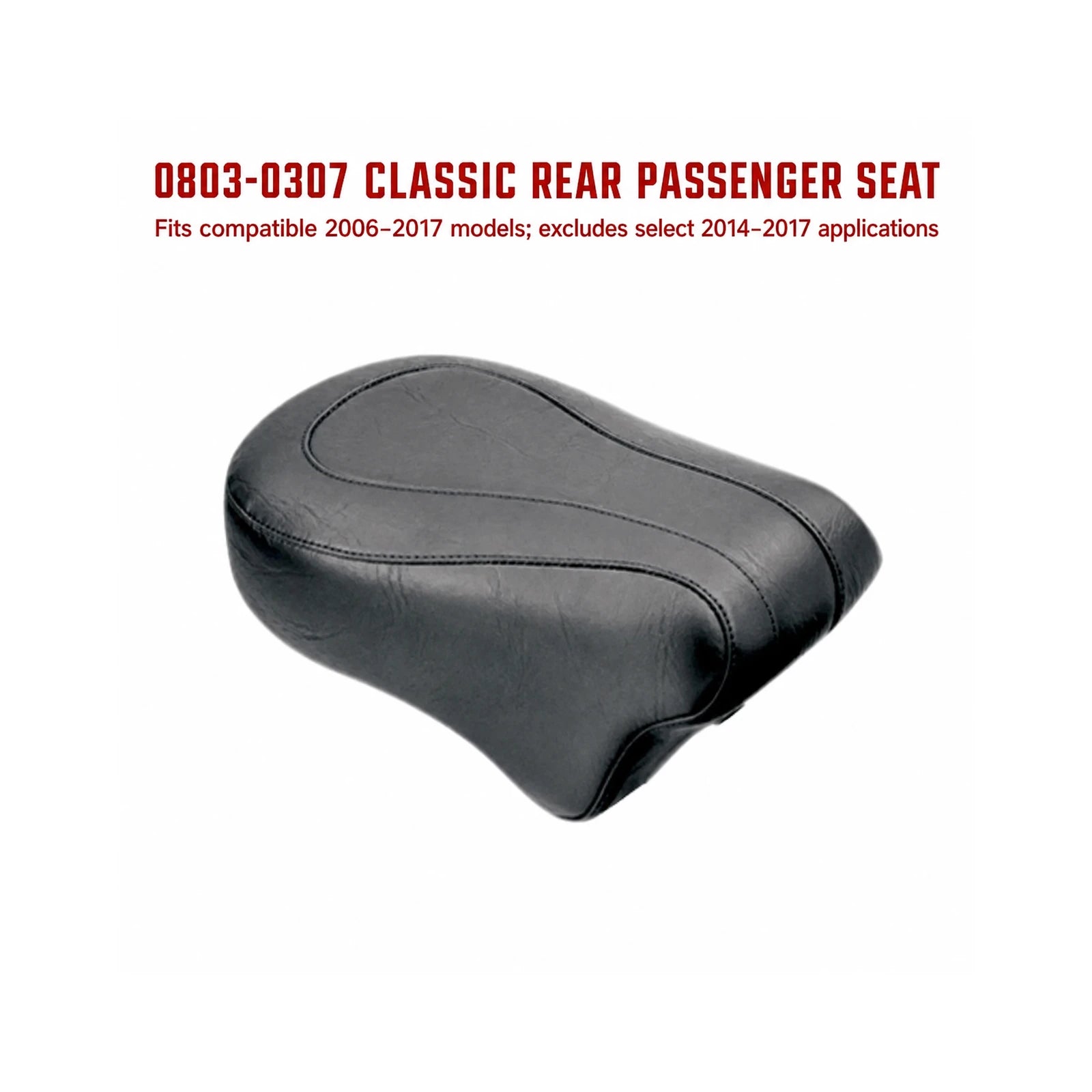 0803-0307 classic rear passenger seat