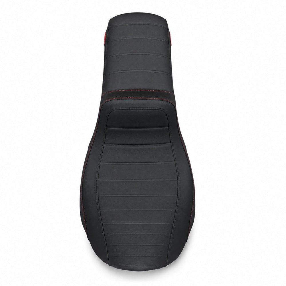 Harley-compatible touring two-up motorcycle seat