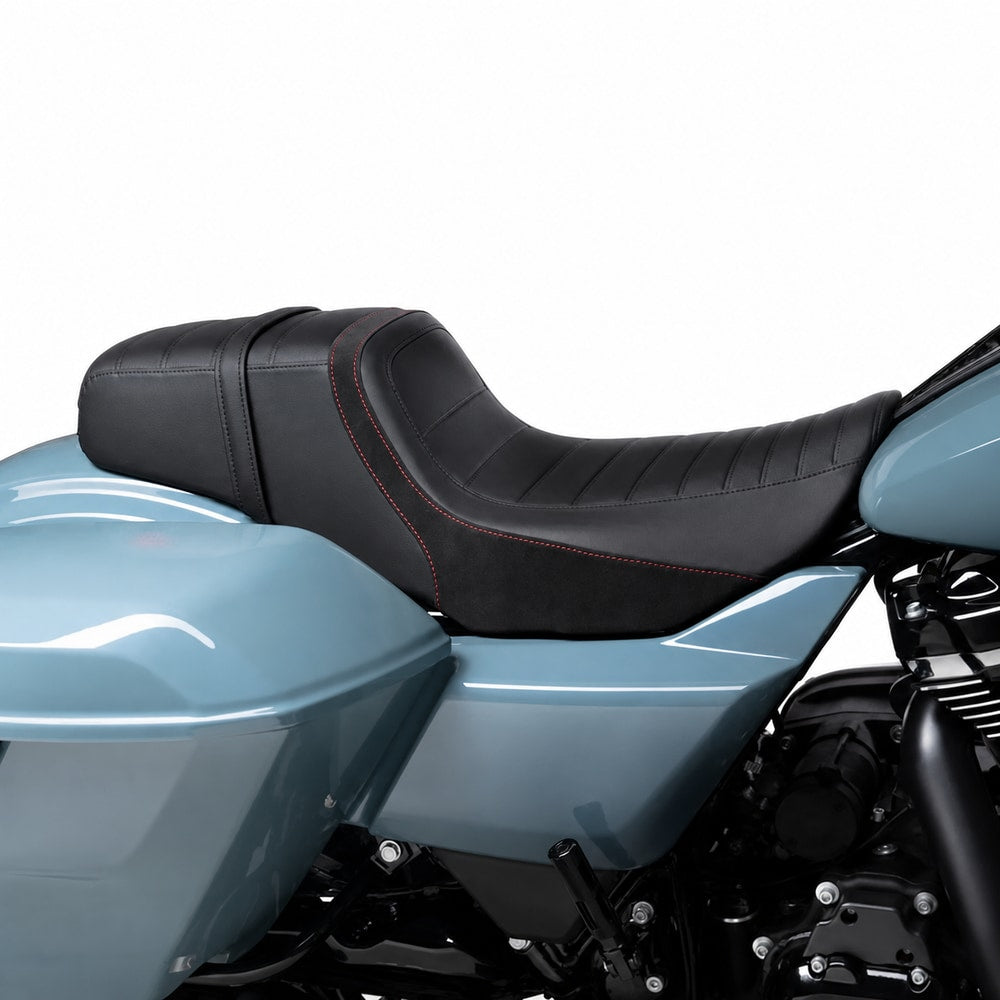 Harley-compatible touring seat configuration 1