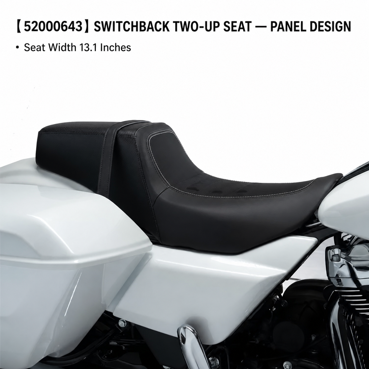 52000643 Switchback panel-design two-up seat