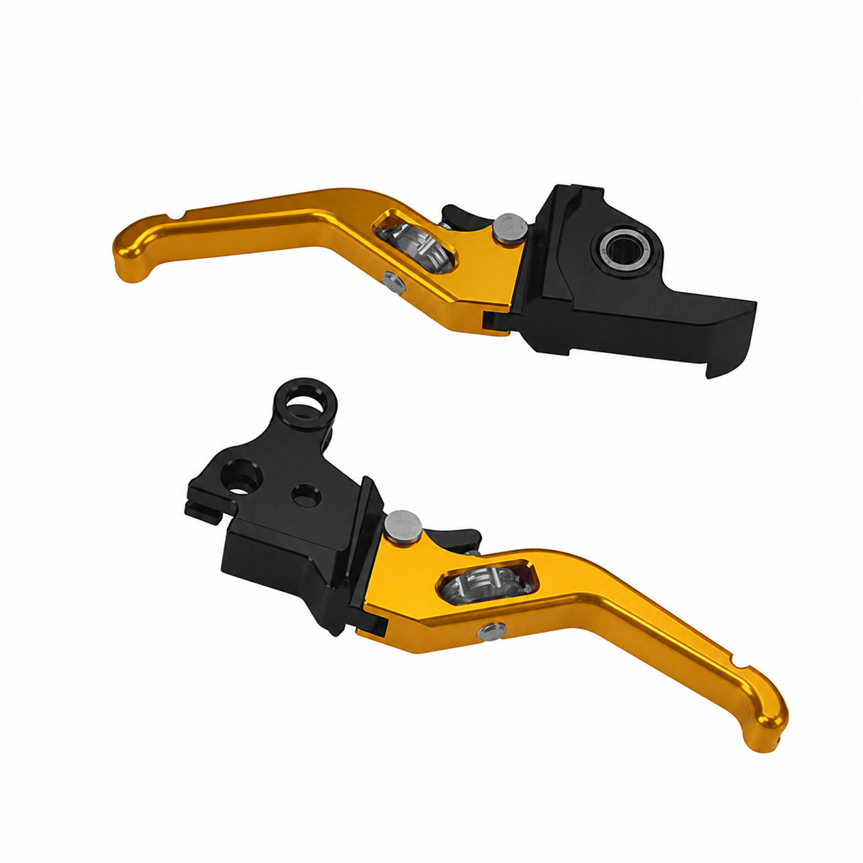 Gold adjustable brake lever — Touring fitment