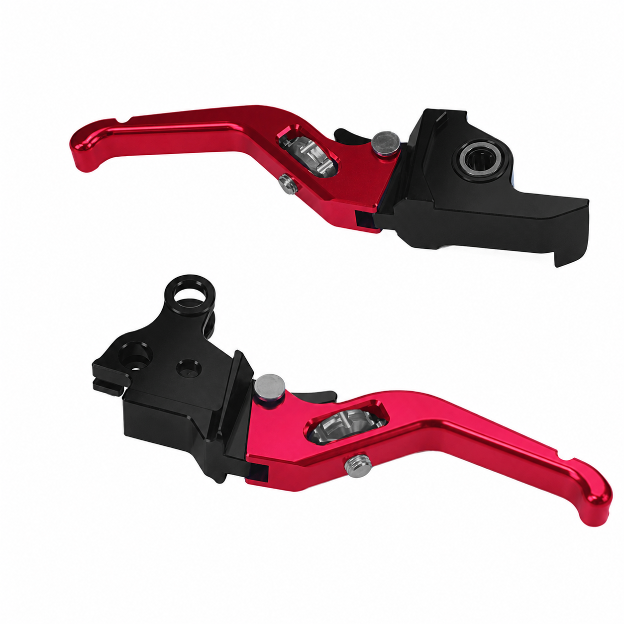 Red adjustable brake lever — Touring fitment