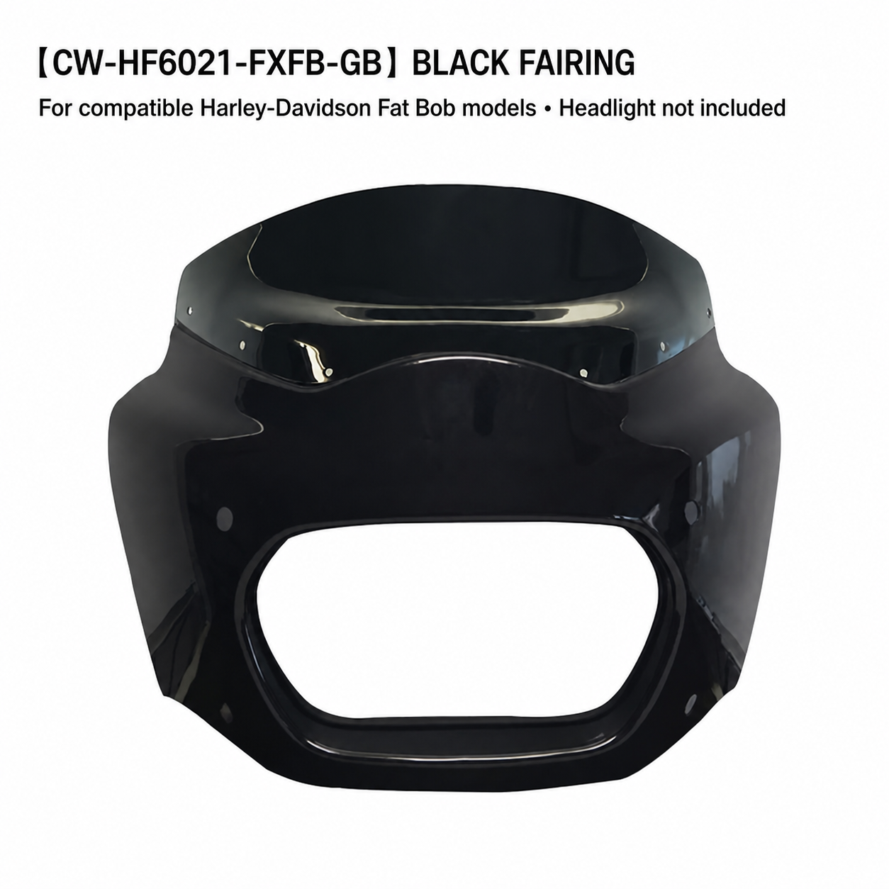 Black fairing for Fat Bob CW-HF6021-FXFB-GB