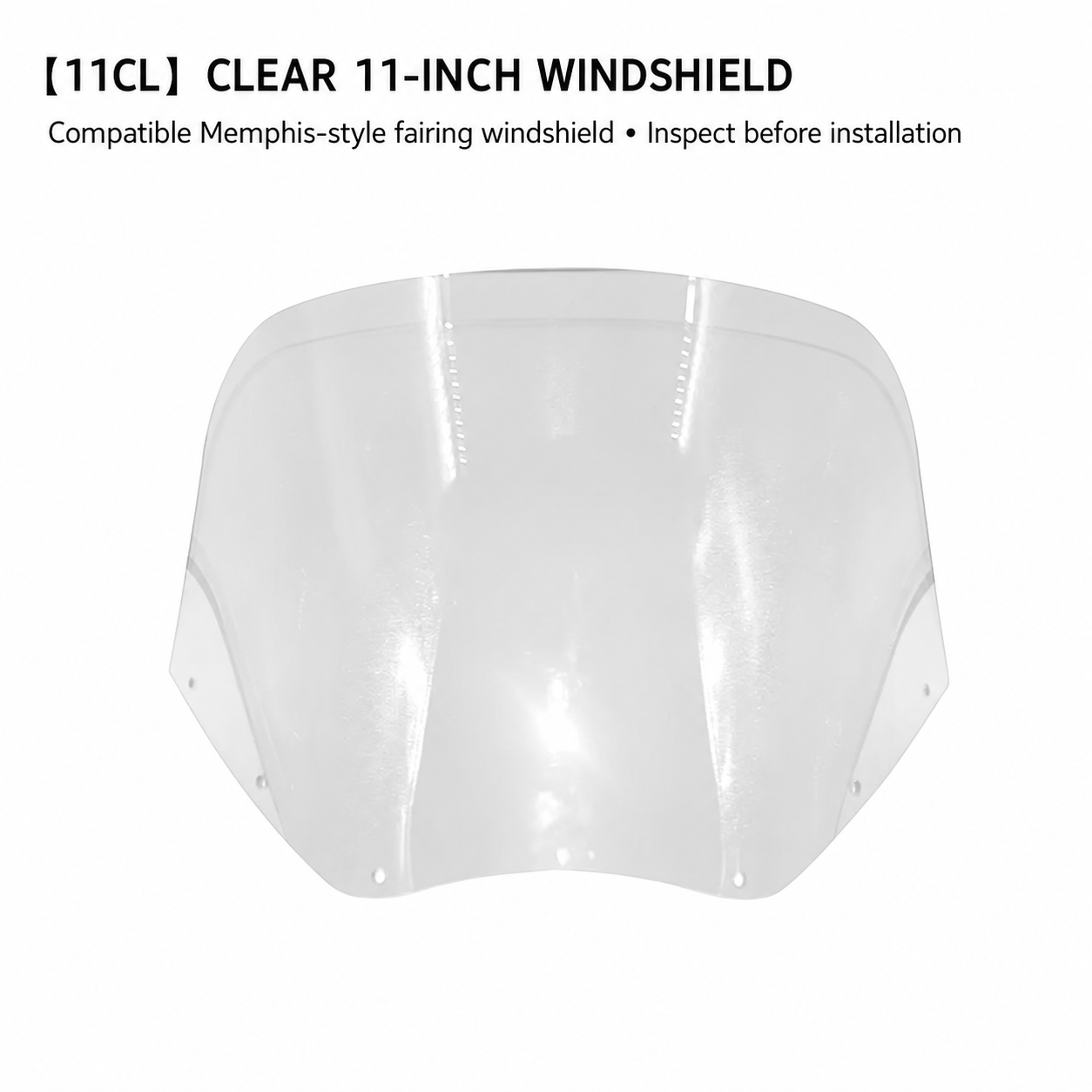 11-inch clear windshield 11CL