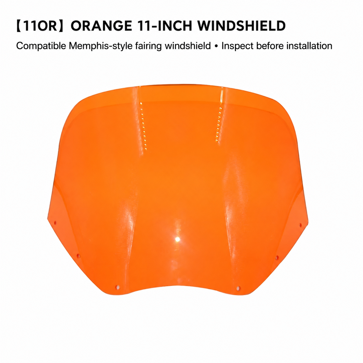 11-inch orange windshield 11OR