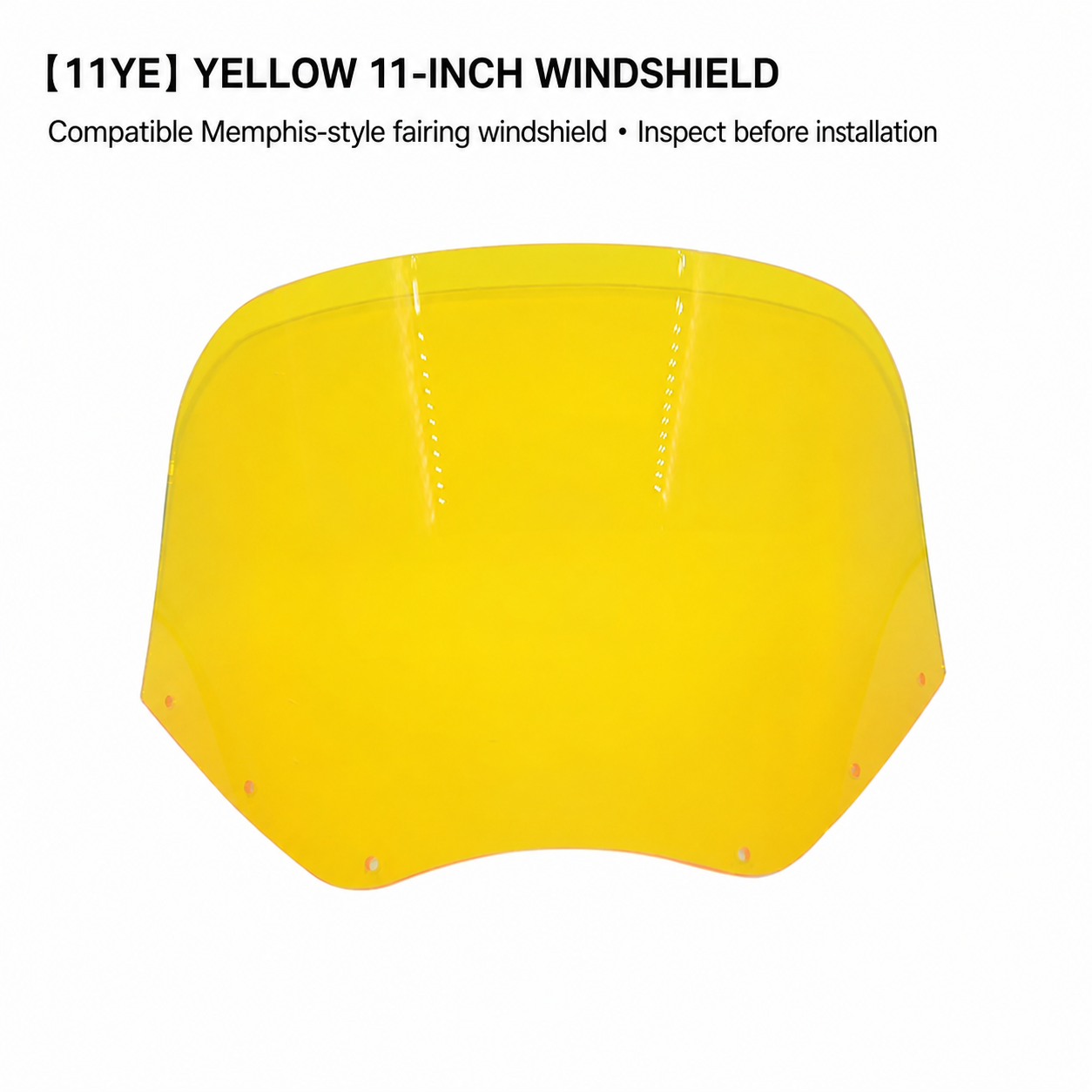 11-inch yellow windshield 11YE