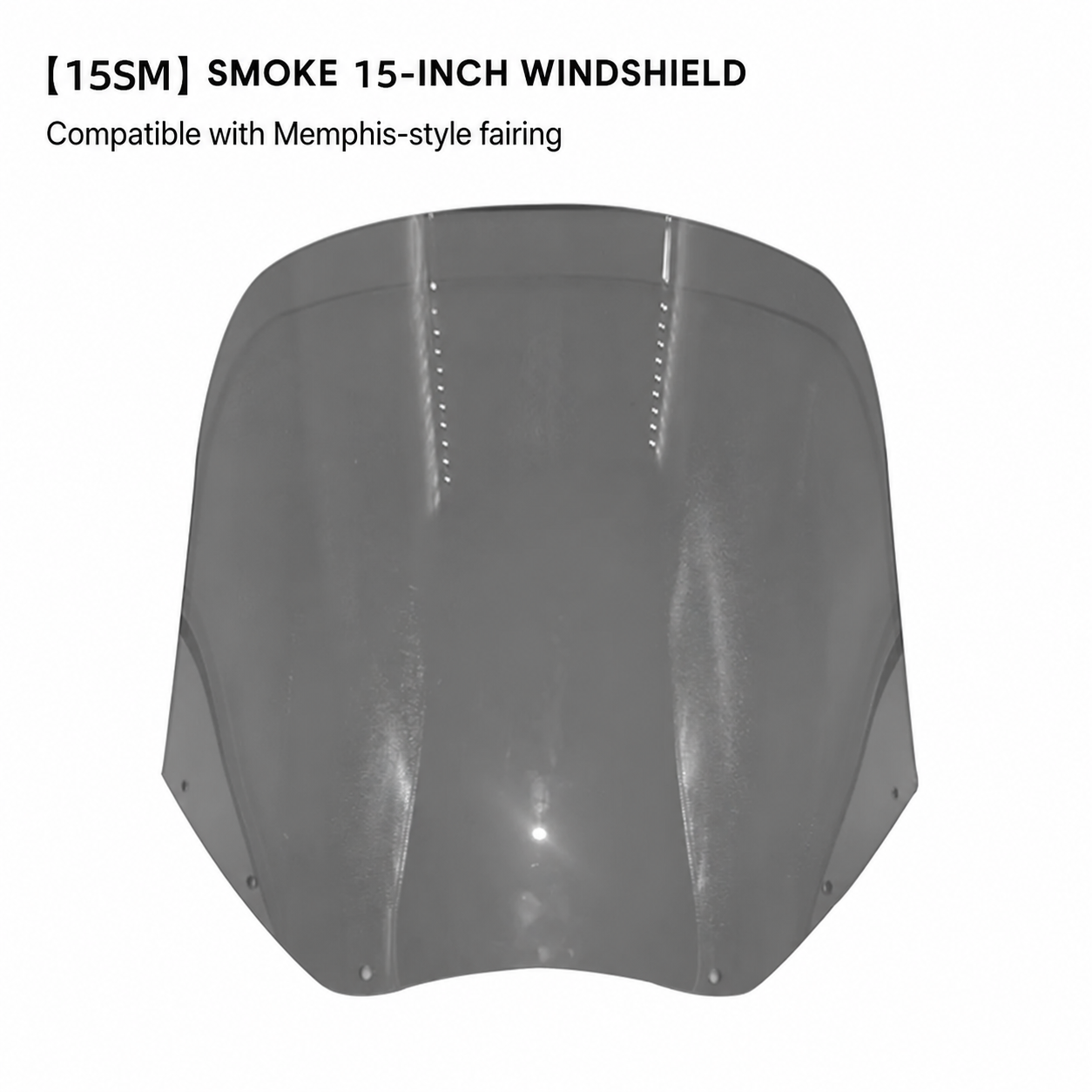15-inch smoke windshield 15SM