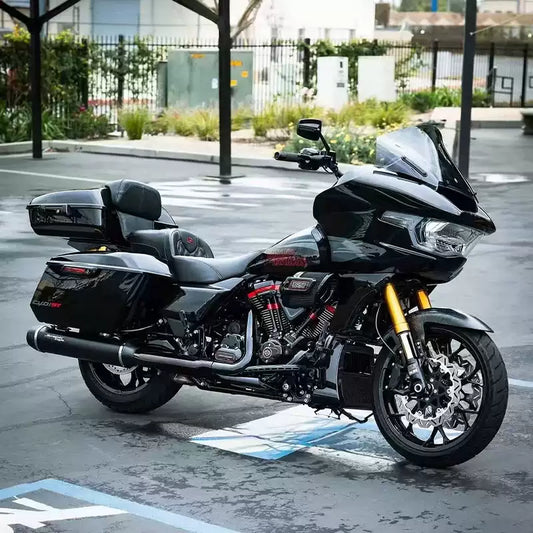 Harley-Davidson Road Glide with inverted front forks installed