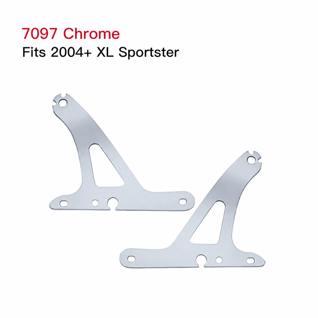 7097 Chrome bracket for 2004 and later XL Sportster