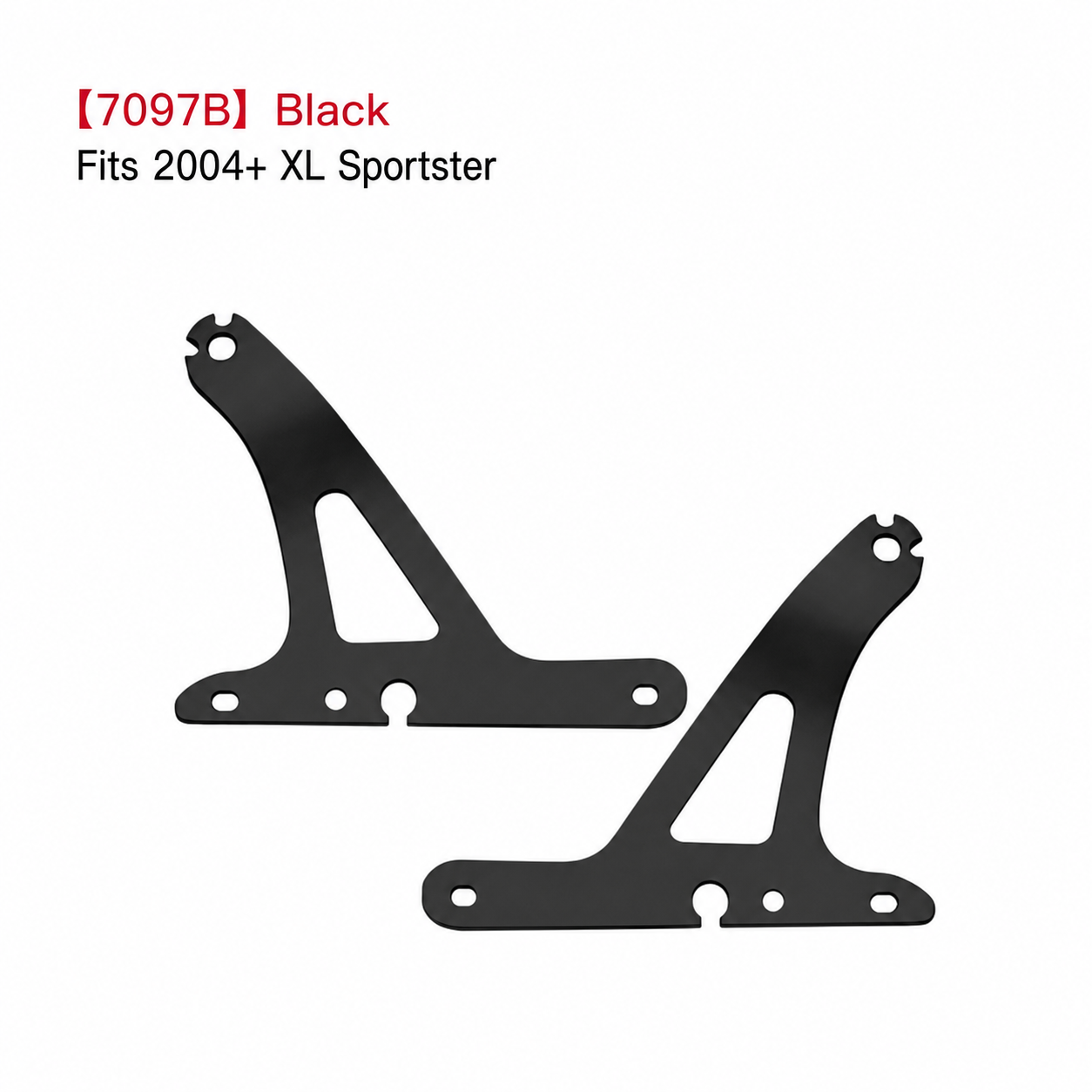 7097B Black bracket for 2004 and later XL Sportster