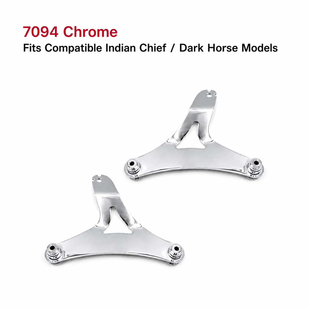7094 Chrome bracket for compatible Indian Chief models
