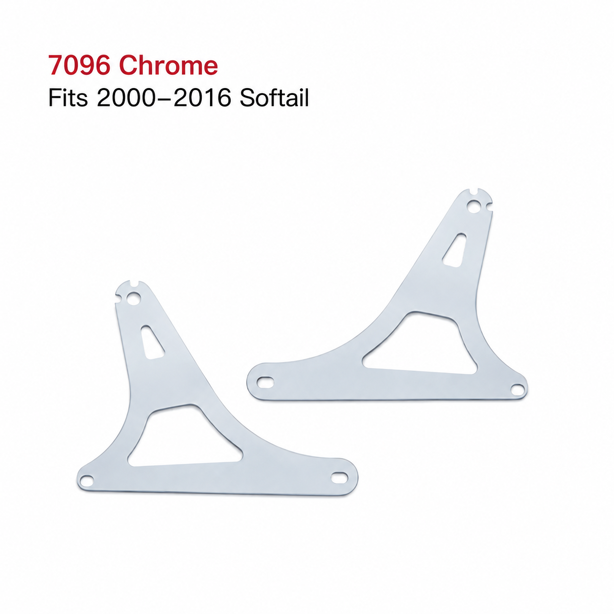 7096 Chrome bracket for 2000 to 2016 Softail