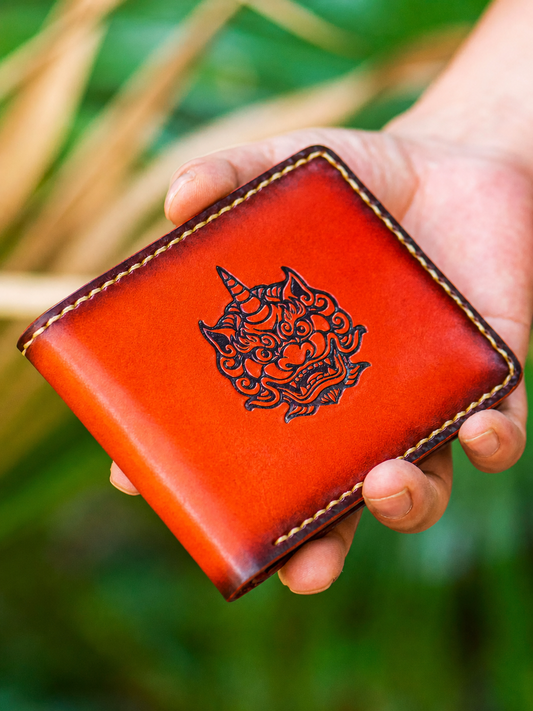 tianlu pixiu leather biker wallet 1