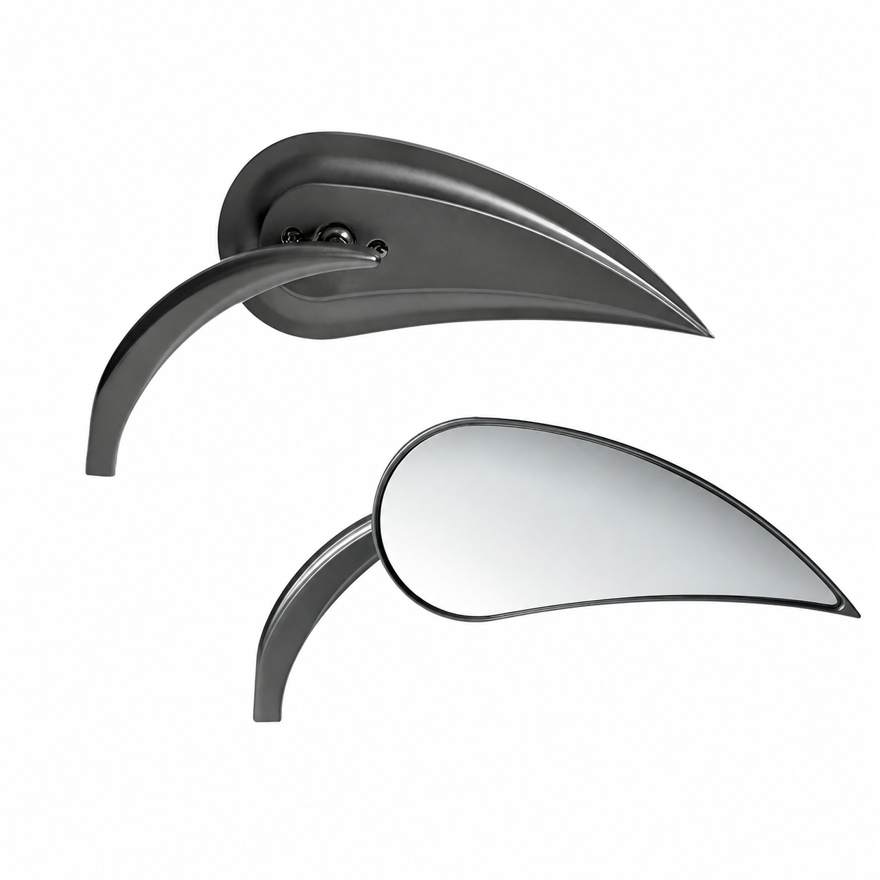 Mirrors for compatible touring motorcycles