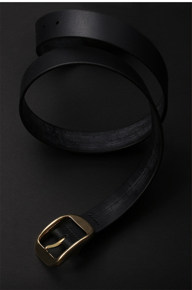 Wanderer Bridle Leather Pin Buckle Biker Belt — detail view 2