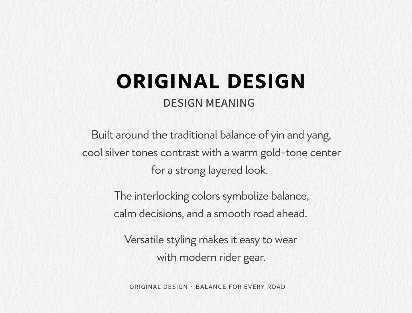 Yin yang hoop earrings original design meaning in English