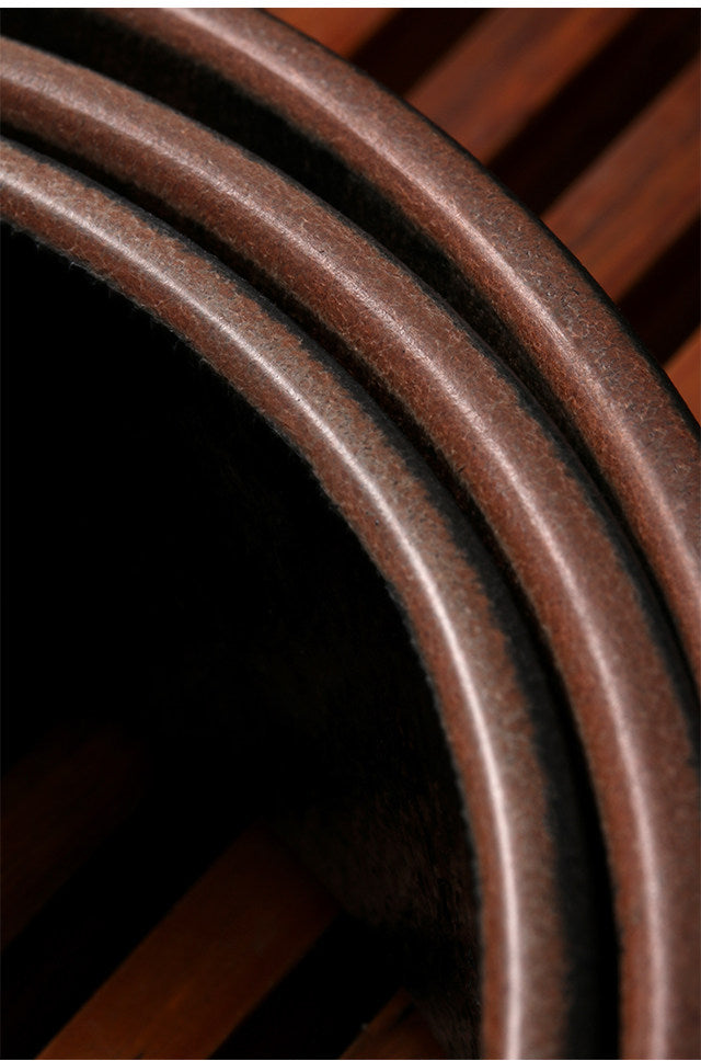 Zodiac Horse Silver Leather Biker Belt — detail view 12