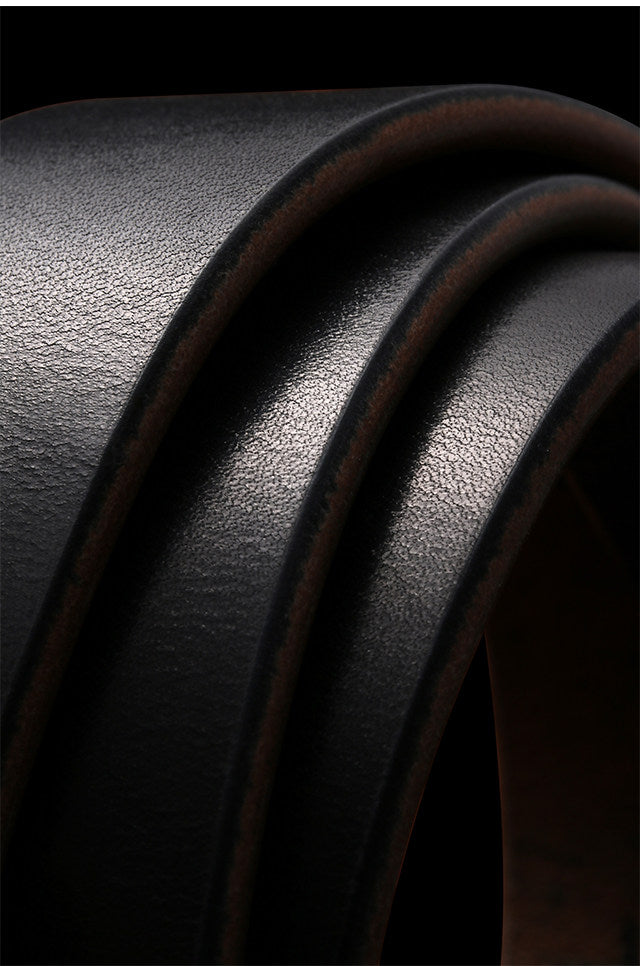 Zodiac Horse Silver Leather Biker Belt — detail view 13