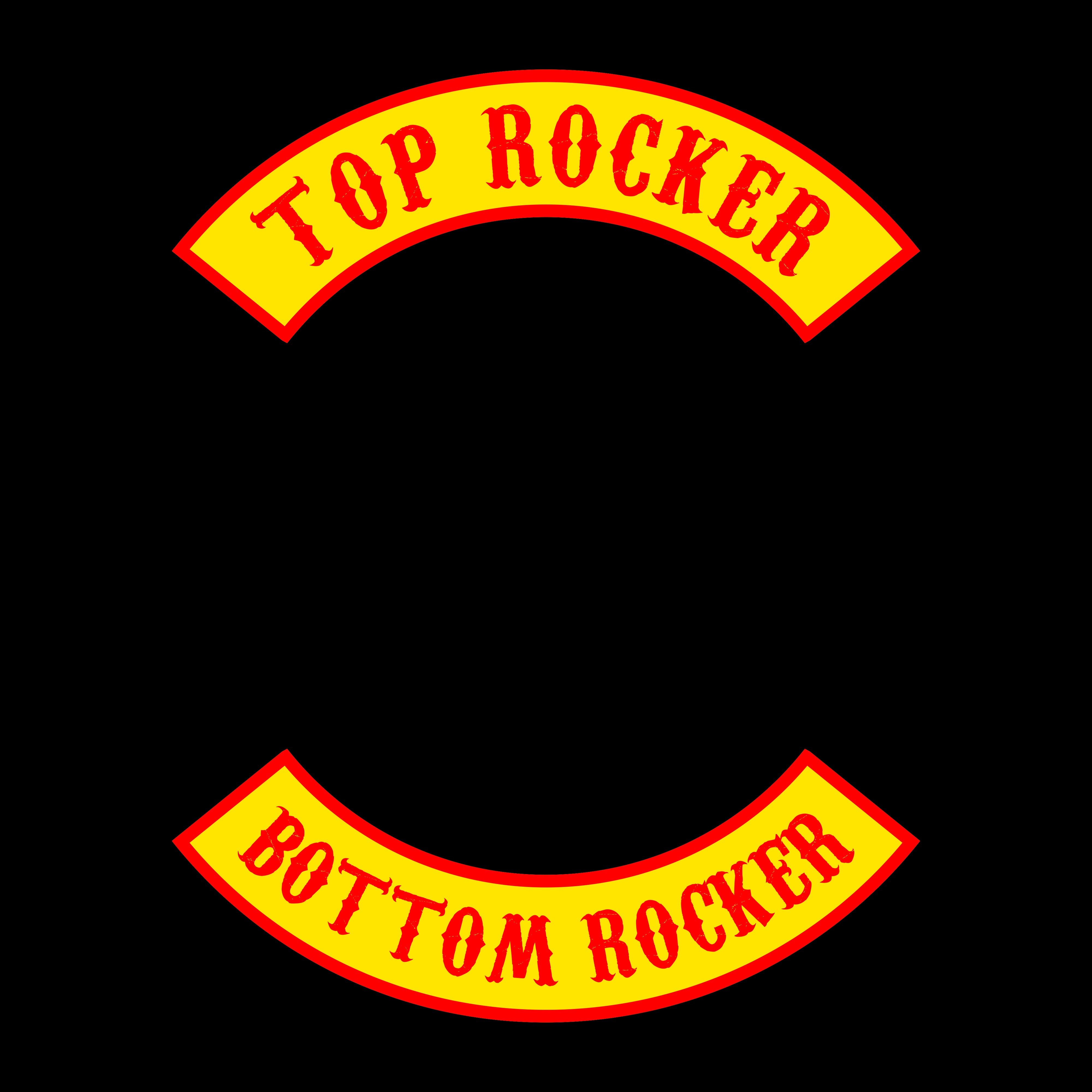 Custom Top & Bottom Rockers - MotorcycleClubStore