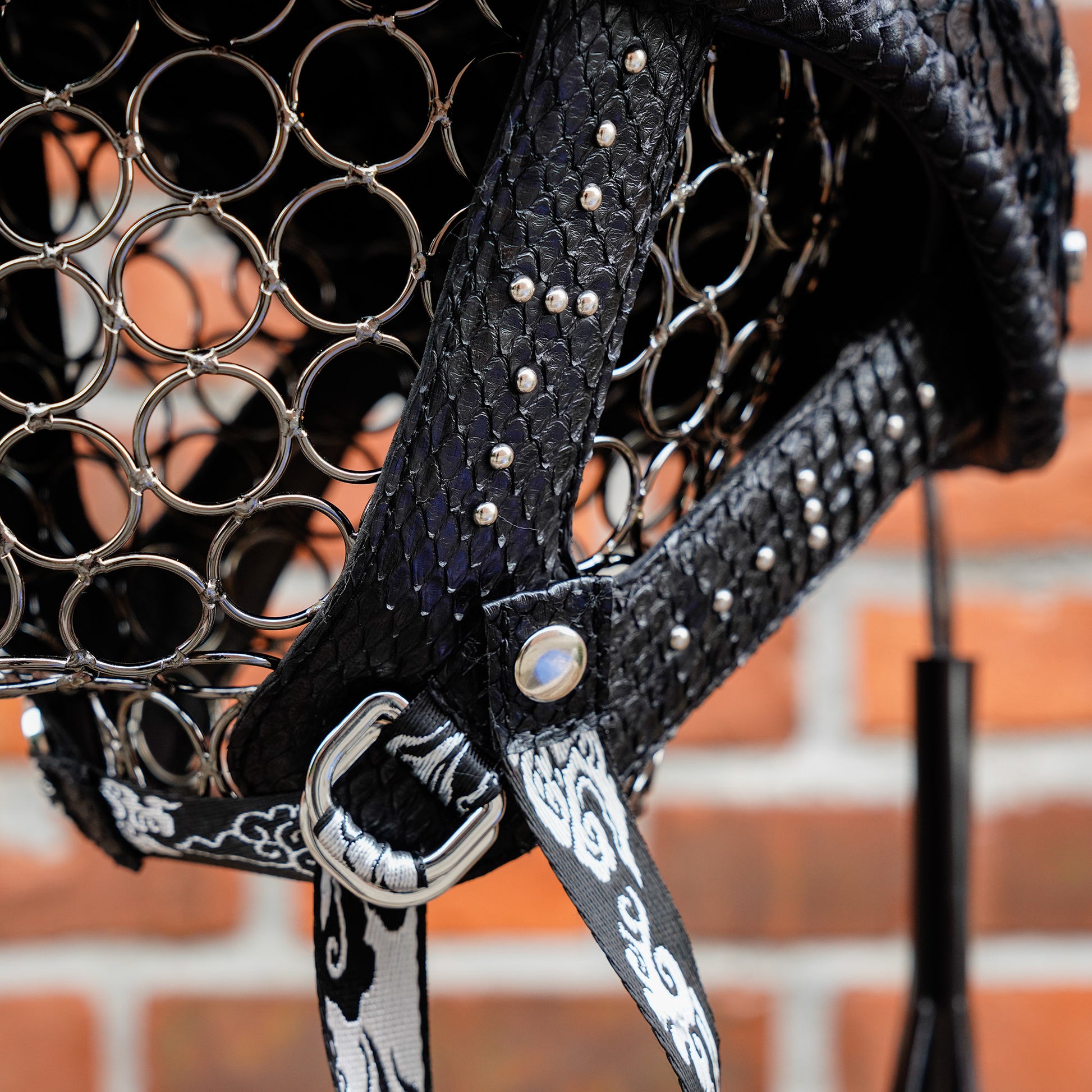 custom-decorative-halfhelmet-pythonskin