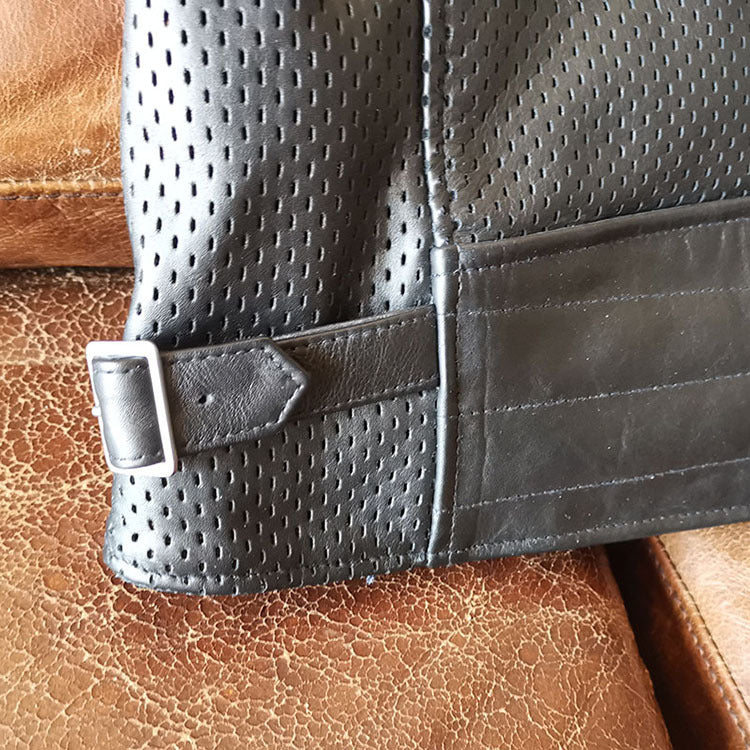 Vest Mens Leather Motorcycle Club - bikerclubshop