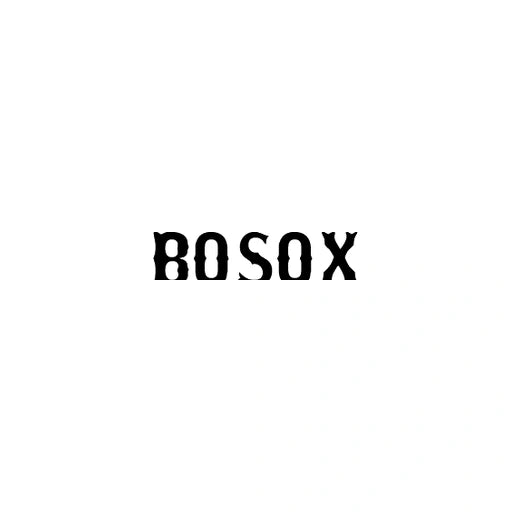 BOSOX font preview for custom motorcycle rocker patches