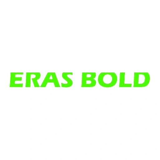ERAS BOLD font preview for custom motorcycle rocker patches