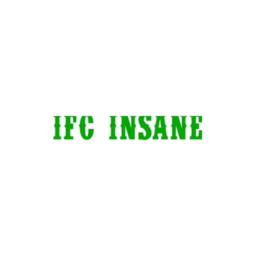 IFC INSANE font preview for custom motorcycle rocker patches