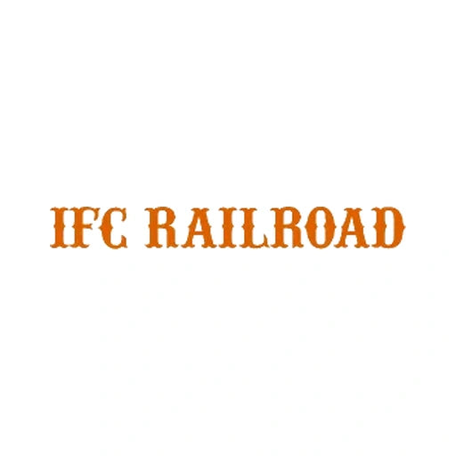 IFC RAILROAD font preview for custom motorcycle rocker patches